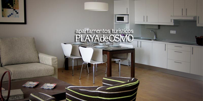 Playa de Osmo / Interior de los apartamentos, cocina