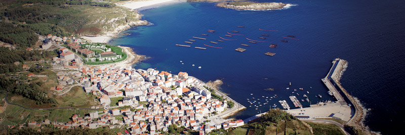 Playa de Osmo / vista aérea de corme
