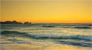 Playa de Osmo / playa al anochecer
